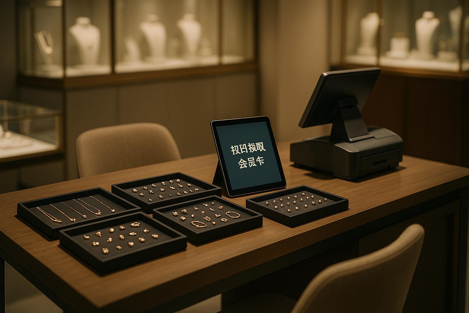 珠宝导购工位包含哪些设施？