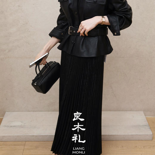 良木礼光泽感百褶裙（Q2584174） 商品图3