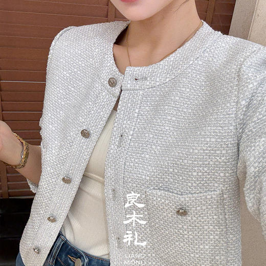 【预售7天】良木礼小香风外套（Q2592843） 商品图1