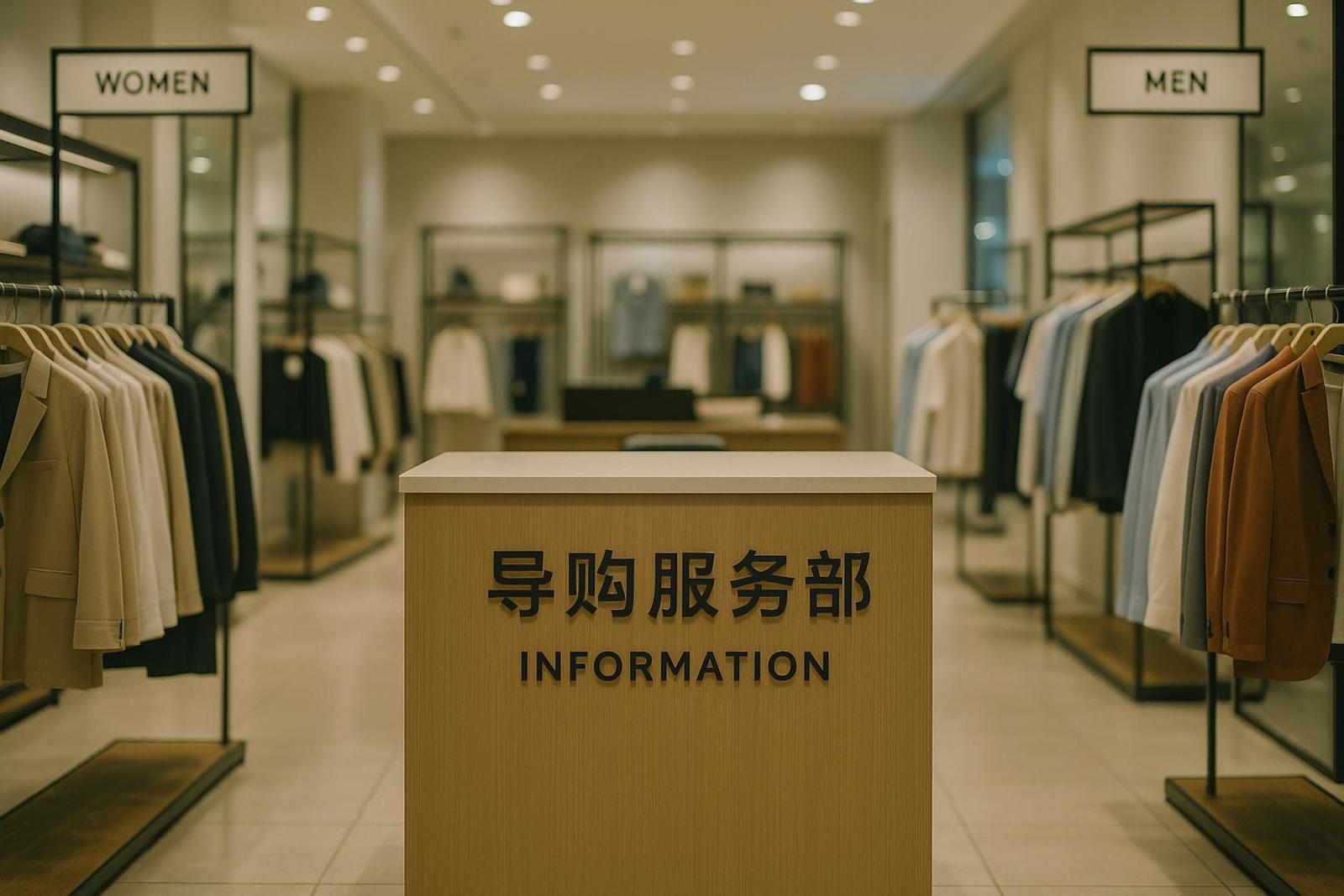 衣服导购一般归属于哪个部门?