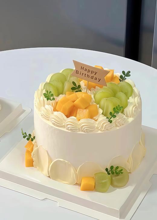 【青提芒芒】鲜果奶油蛋糕 商品图0