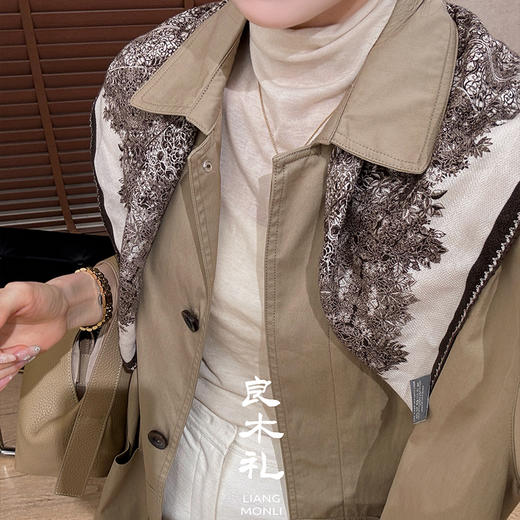 【预售7天】良木礼廓形风衣（Q2591835） 商品图2