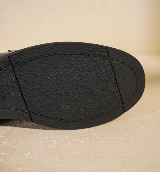 西村名物2025年秋冬新款英伦风复古通勤山茶花厚底乐福鞋T25CM30971 商品图8