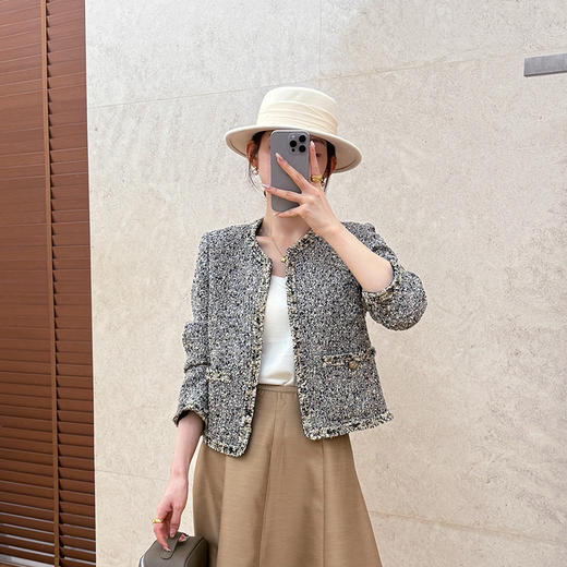 良木礼粗花呢小香外套（Q2592852） 商品图4