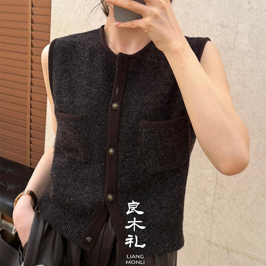 【特价不退不换】【预售7天】良木礼羊毛马甲（Q2592842） 商品图4