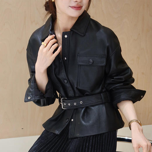 【部分现货】良木礼绵羊皮皮衣（9697-1） 商品图4