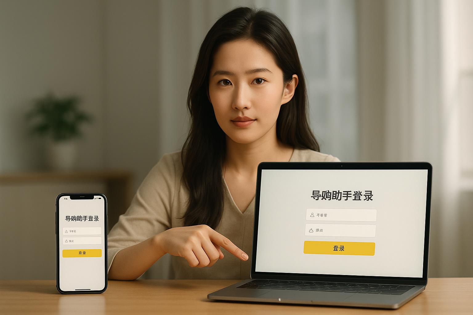 手机端登录导购助手有哪些步骤？