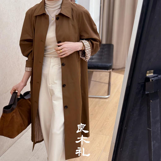 【特价不退不换】【预售7天】良木礼休闲风衣（Q2592840） 商品图3