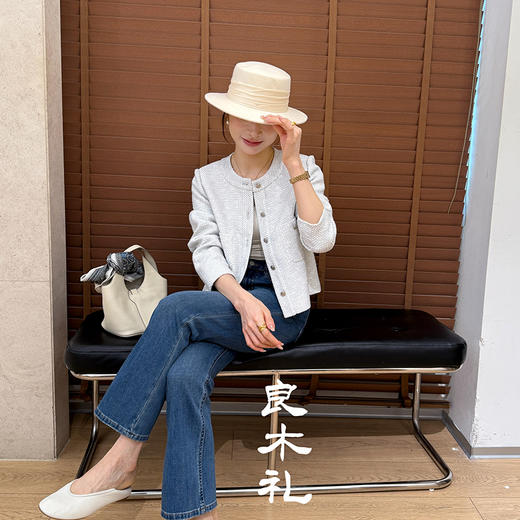 【预售7天】良木礼小香风外套（Q2592843） 商品图0