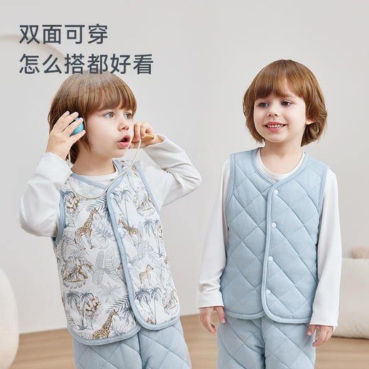 【新年焕新 双面可穿】2025秋冬新品 ibaby×outlast太空科技恒温柔润抑菌桑蚕丝棉马甲 商品图5