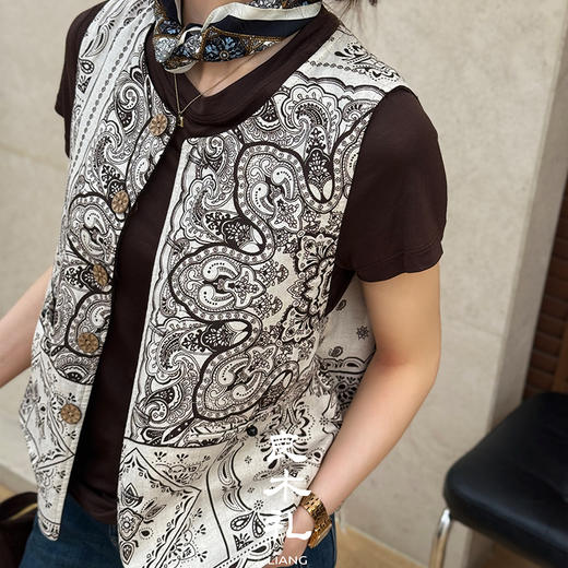 良木礼两面穿羊反绒马甲（Q2584116） 商品图1