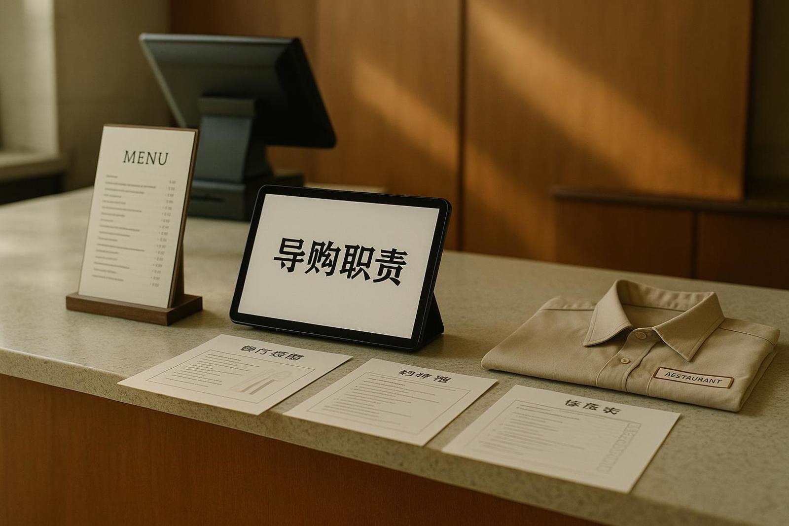 导购在餐厅主要负责哪些具体工作?