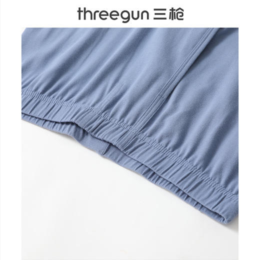 Threegun三枪 舒柔轻薄弹力棉圆领男士内衣套-T20043D02 商品图6