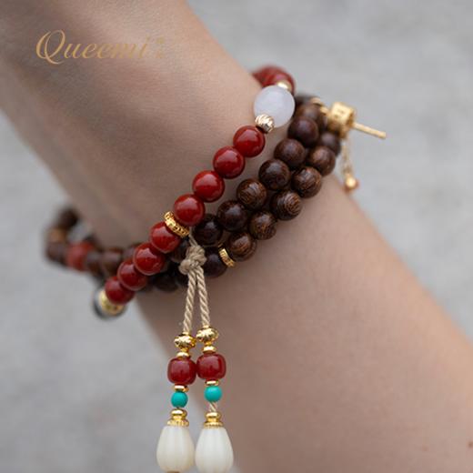 9折优惠 |「一叶知千秋」柿子焙茶味蛋糕&「知秋」项链/手串(三圈) 商品图11