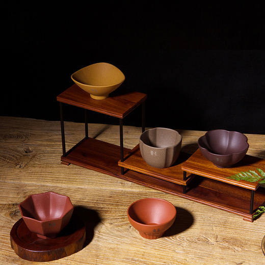 B-PS-五行原矿紫砂小茶杯 套装 商品图4
