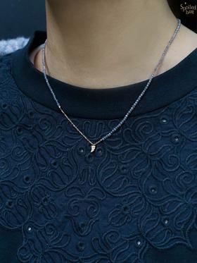 SpoiledBrat Jewelry18k金钻石小镰刀项链