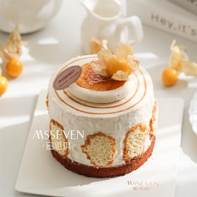 焦糖烤奶皮子蛋糕