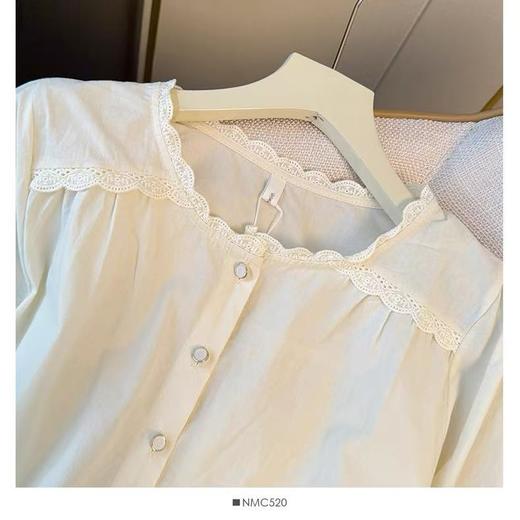 取消 【重工刺绣小衫】蕾丝款～560秋季新品蕾丝领长袖小衫-喜出 商品图6