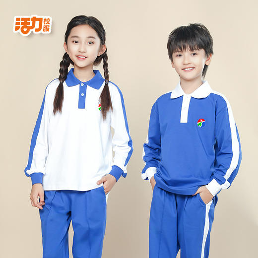 【浅色】深圳高级中学刺绣校徽校服（小学部） 商品图0