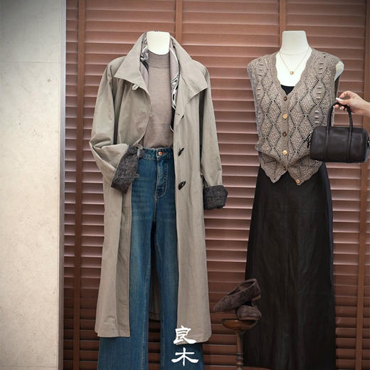 【预售7天】良木礼真丝风衣（Q2591433） 商品图1