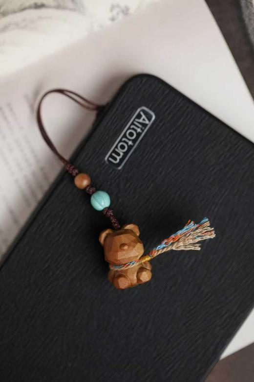 熊宝宝°老山檀香钥匙扣挂件 商品图1