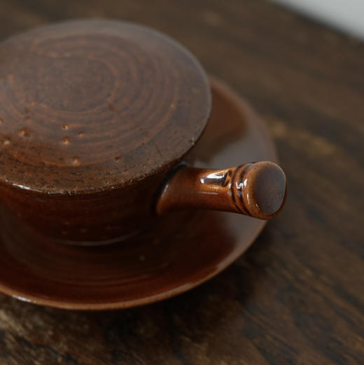 日本中古红陶盖杯茶道具3pcs 可直火 商品图1