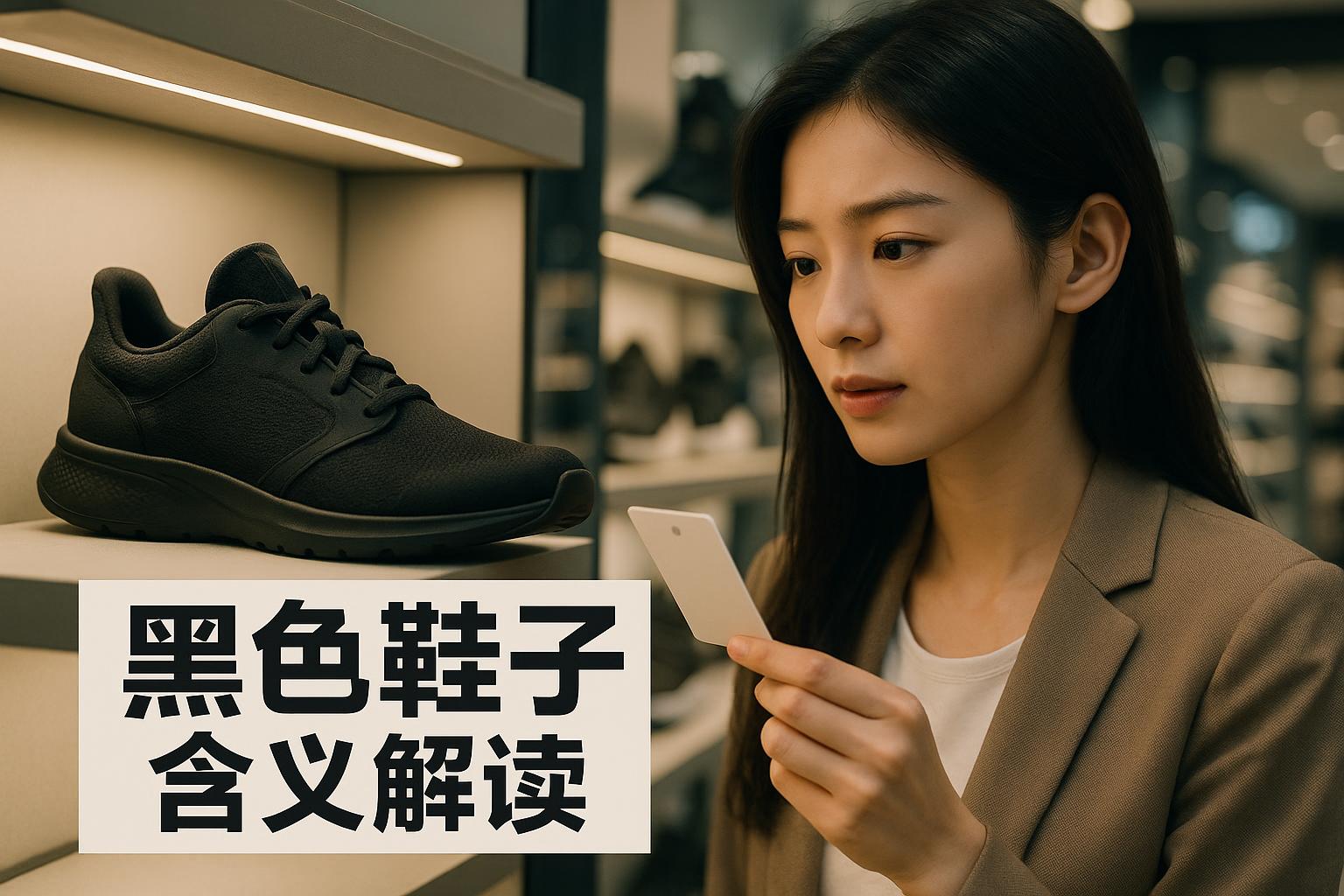 黑色鞋子到底指哪类商品？