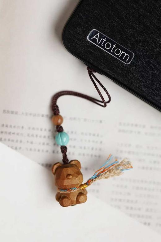 熊宝宝°老山檀香钥匙扣挂件 商品图0