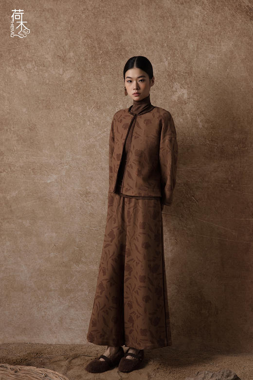 荷木HEMU丨花境·宽腿裤 商品图2