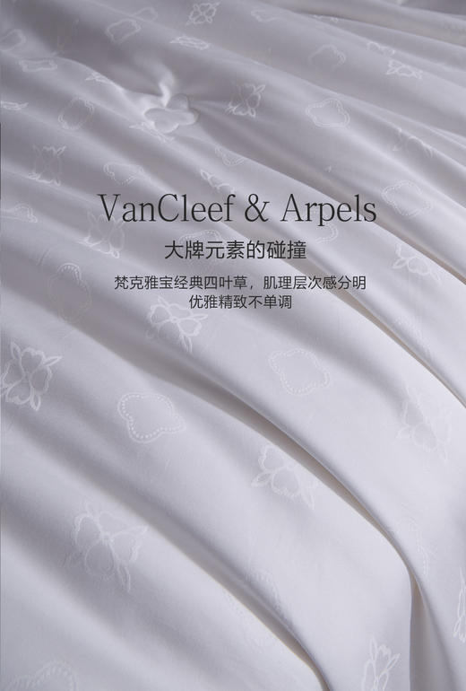 【换季出清】自然醒伊芙琳玻尿酸桑蚕丝被玻尿酸桑蚕丝长丝春秋被轻奢60支全棉大提花冬被单人双人被四叶草LB 商品图4