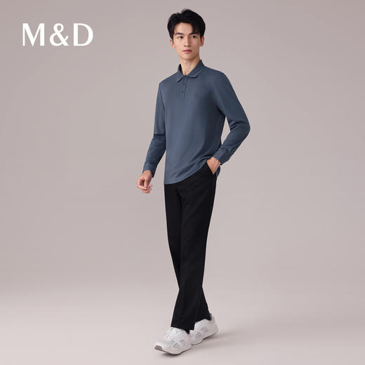 【名盾】长袖POLO衫M0CL11785A 商品图1