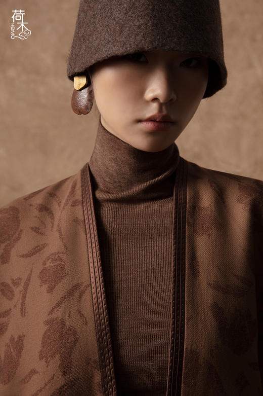 荷木HEMU丨花境·长外套 商品图2