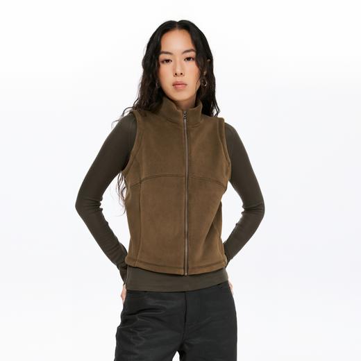 oneup合身摇粒绒马甲 商品图3