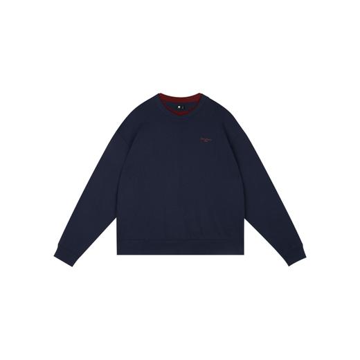 oneup撞色双层领套头卫衣 商品图7