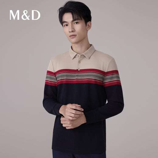 【名盾】长袖POLO衫MYCB11771B 商品图2