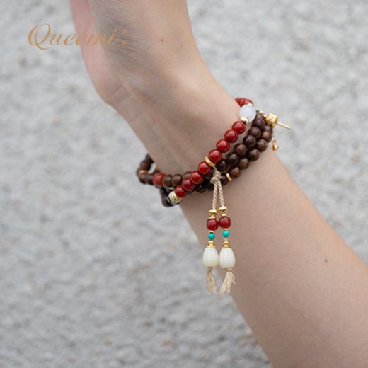 9折优惠 |「一叶知千秋」柿子焙茶味蛋糕&「知秋」项链/手串(三圈) 商品图13