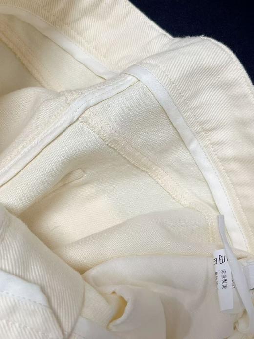 女王节抢购价-不支持退 不支持退货【秋上新】烟管裤～2706小个子秋季毛边裤型超好看显瘦休闲裤-喜出 商品图5