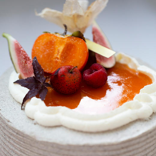 四季·秋「一叶知千秋」柿子焙茶味蛋糕 商品图8