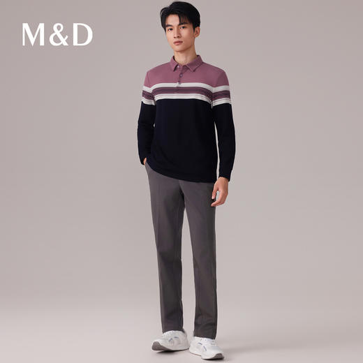 【名盾】长袖POLO衫MYCB11771B 商品图1