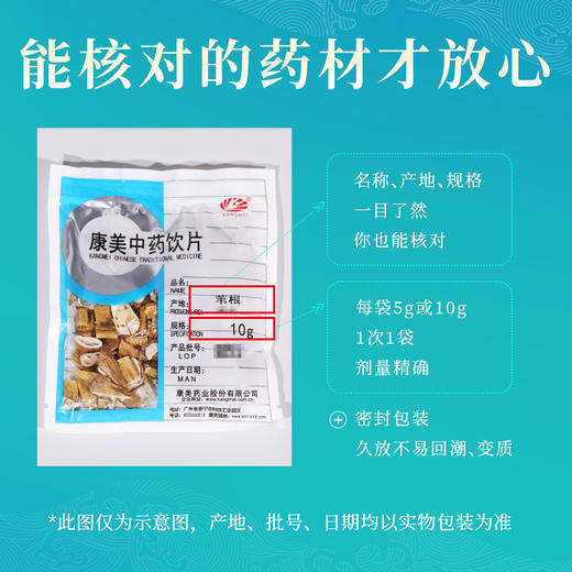 苇根 康美中药饮片 独立小包装 商品图4