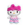 Jazwares 8英寸HELLO KITTY 凯蒂猫萌趣毛绒玩偶（蝴蝶结粉衣） 商品缩略图0