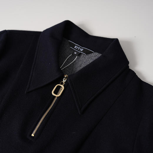 EITIE爱特爱POLO 领设计时尚年轻收腰显瘦小上衣8413106 商品图4