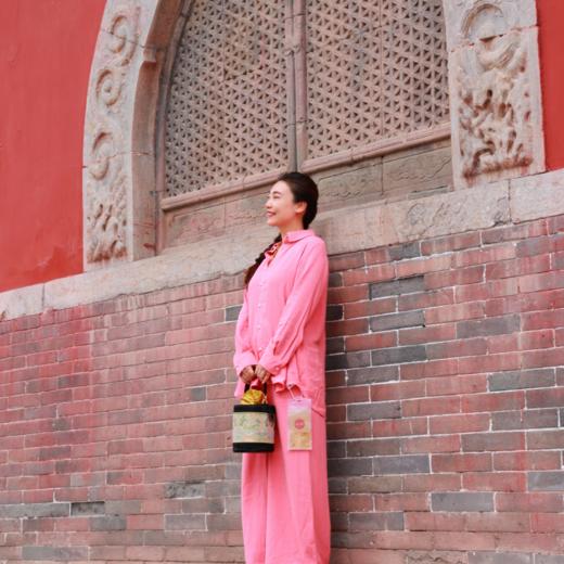 【抖音专属】新中式衬衣+阔腿裤（25810085+25809086-长春） 商品图2