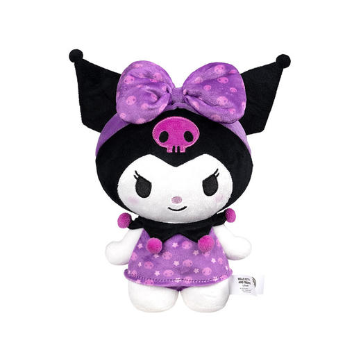 Jazwares 8英寸Kuromi库洛米 萌趣毛绒玩偶 （骷髅睡裤） 商品图0
