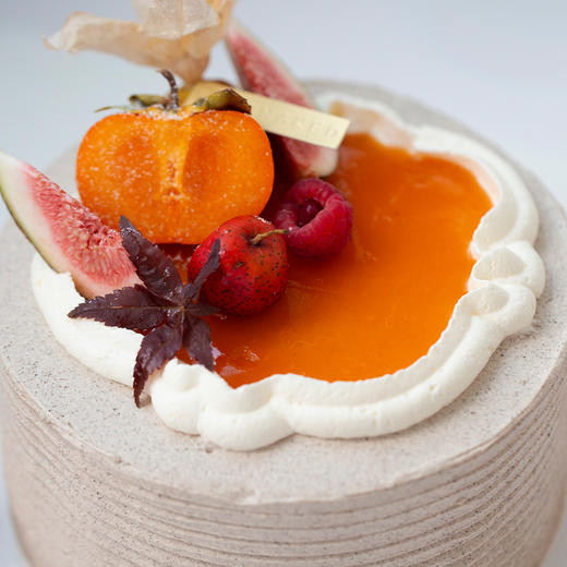 四季·秋「一叶知千秋」柿子焙茶味蛋糕 商品图10