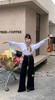 1.22限时秒杀！不支持退货【爆款牛仔】2025秋季新品～四面弹85518单宁蓝长款拖地小开叉牛仔裤-喜出 商品缩略图2