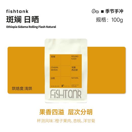 埃塞俄比亚 西达摩 斑斓 日晒 浅烘焙 单品手冲咖啡豆 商品图0