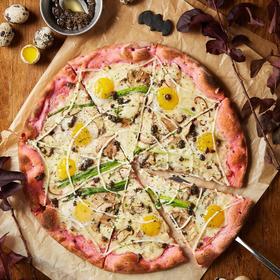 云南松露牛肝菌菇披萨(万圣节限定) Porcini Mushroom Pizza with Truffle Oil(Halloween)