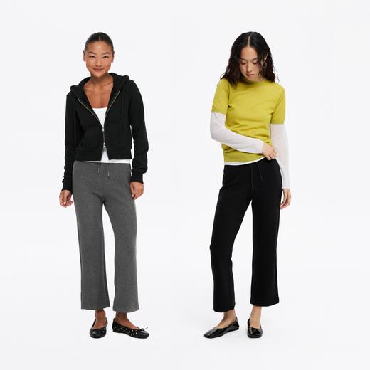 oneup磨毛弹力九分裤 商品图4