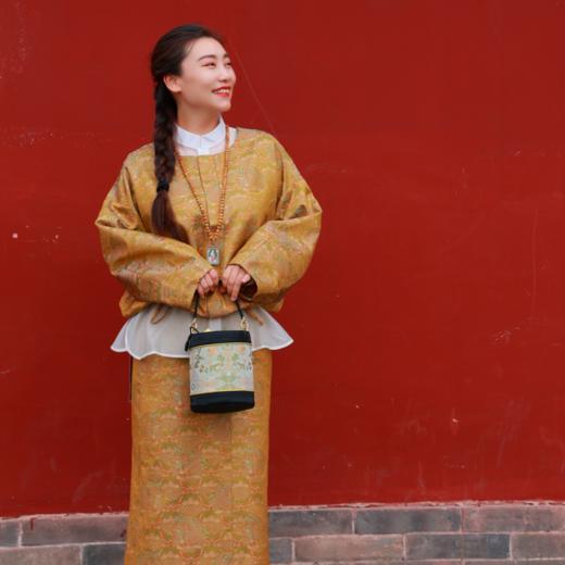 【抖音专属】新中式外套+半裙（25805129+25806130-灵儿） 商品图3